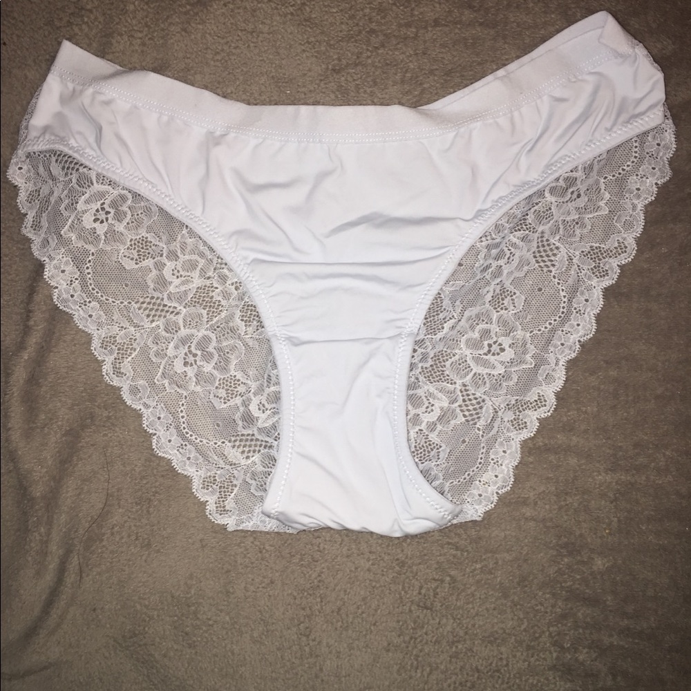 Baby blue lace underwear